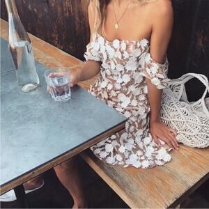 For Love and Lemons Amelia Flower Daisy Dress